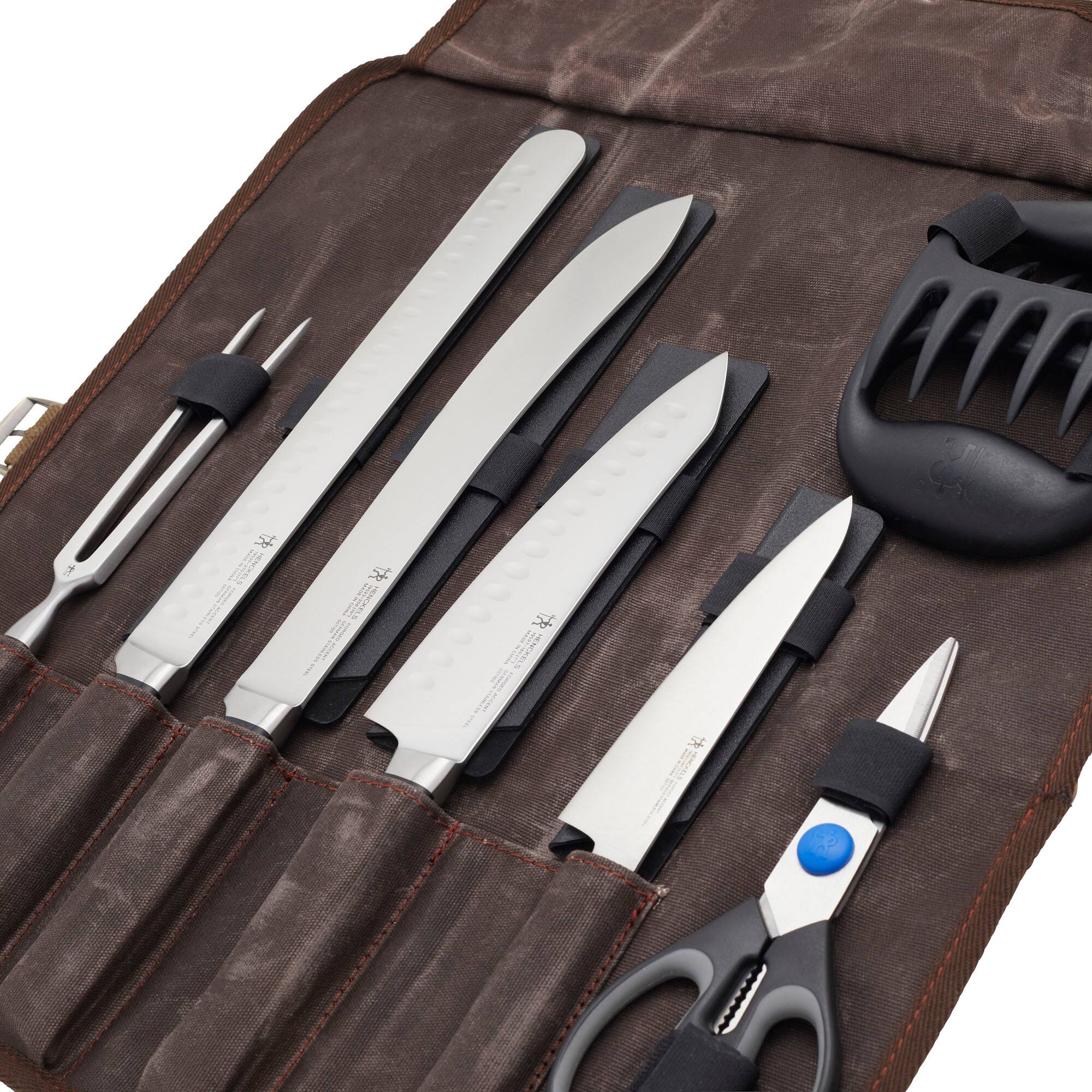 Alt View 5. Henckels - Henckels Forged Accent 9-pc Barbecue Carving Tool Set - Brown.