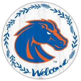 Fan Creations - Boise State Broncos 12" Welcome Circle Sign - Multicolor