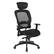 Angle. OSP Home Furnishings - Executive Breathable Mesh Black Chair - Black.