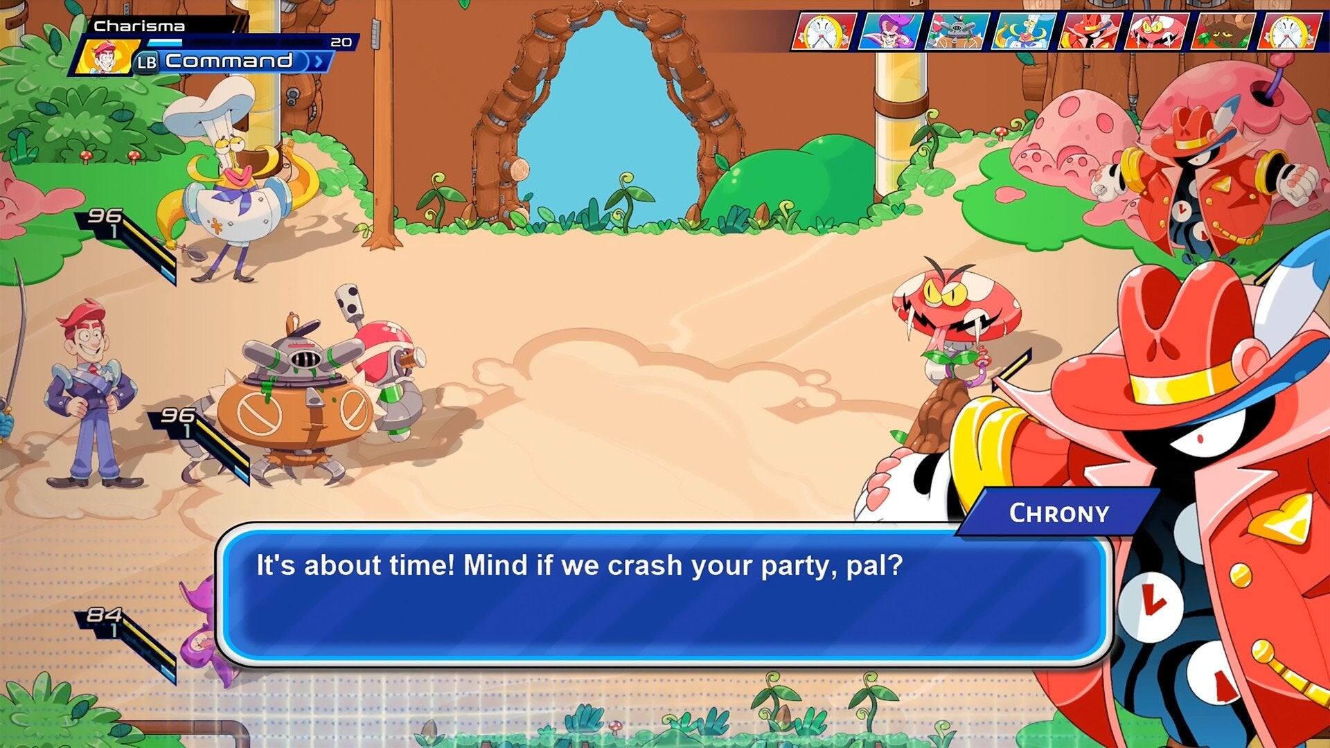 Charisma 20 LB Command > 96 1 96 1 CHRONY 84 1

It's about time! Mind if we crash your party, pal?