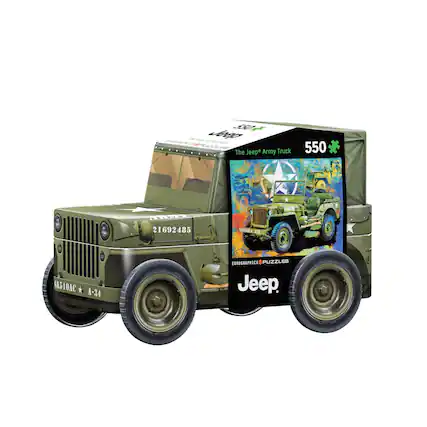 The Jeep Army Truck 550
21692485
1SR
A-34
EUROGRAPHICS PUZZLES
Jeep