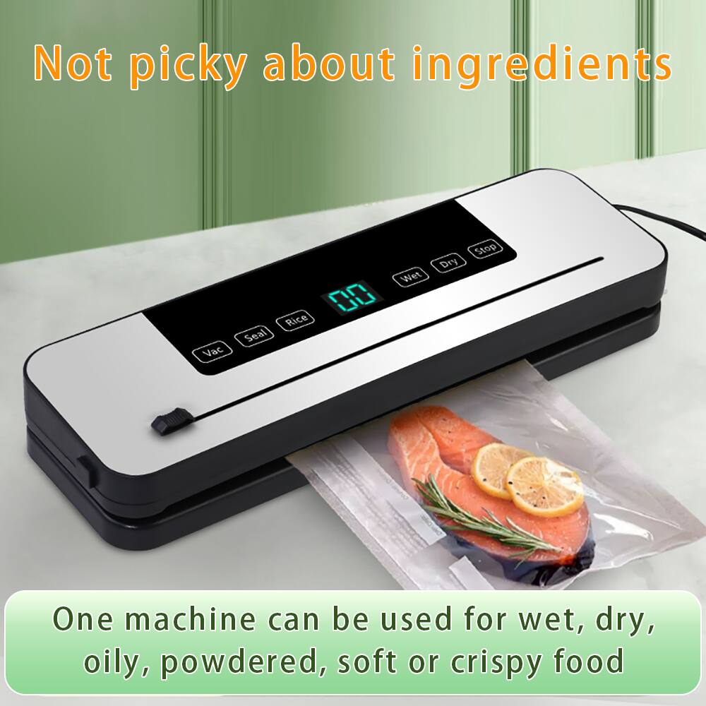 Not picky about ingredients

One machine can be used for wet, dry, oily, powdered, soft or crispy food