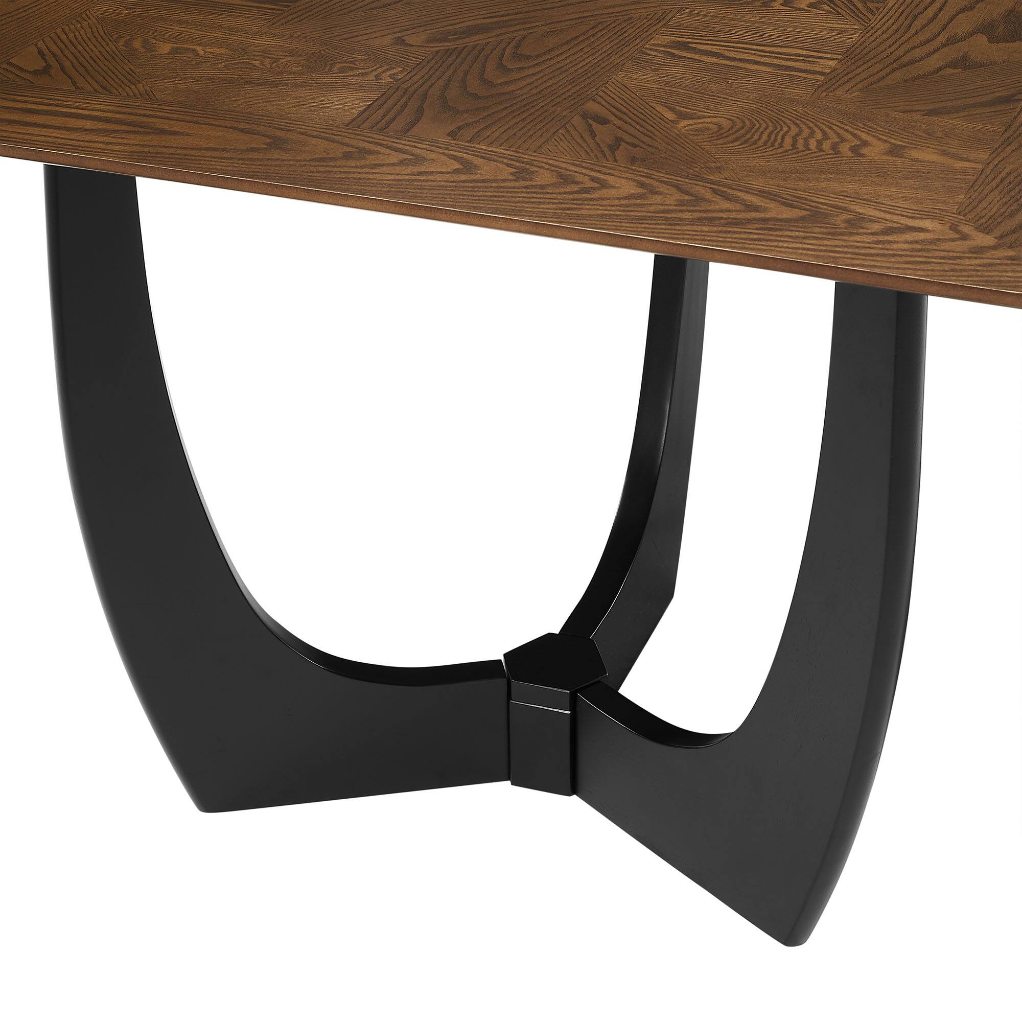 Alt View 6. Modway - Wrenly 94" Dining Table by Modway - Walnut.
