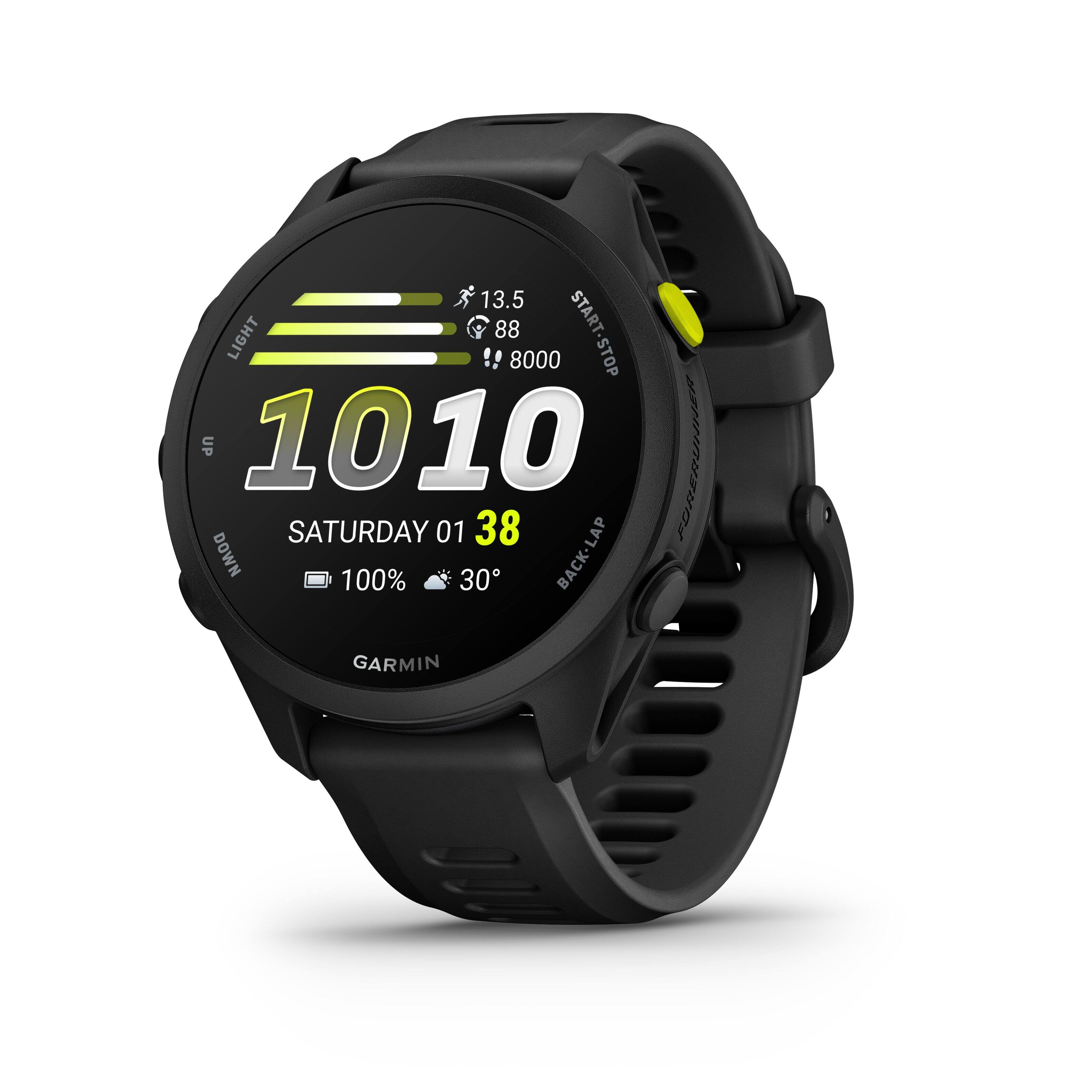 13.5 LIGHT 88 START-STOP 8000 STOP UP 1010 SATURDAY 01 38 LAP DOWN 100% 30 BACK-LAP GARMIN