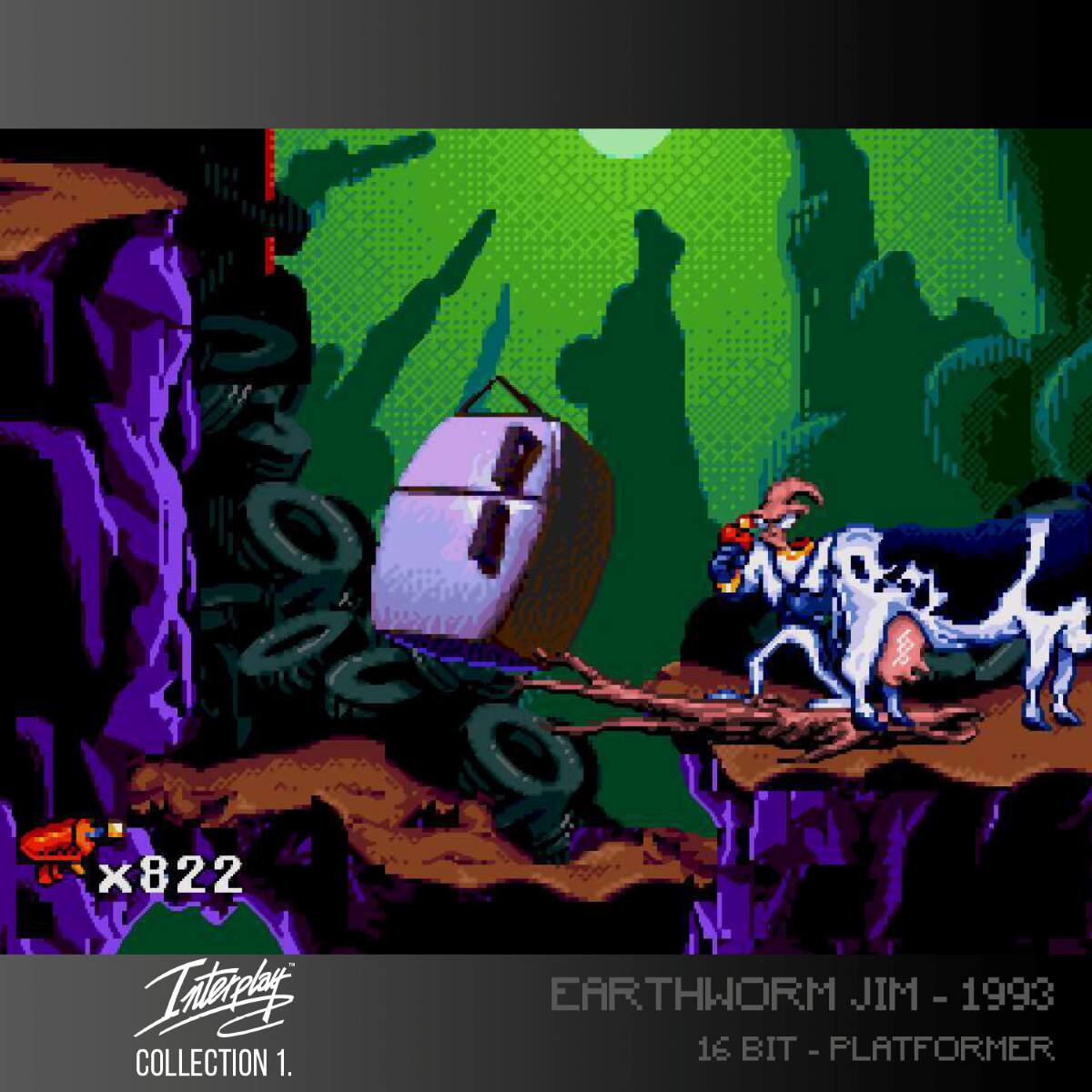 X 822 Intol COLLECTION 1. EARTHWORM JIM - 1993 16 BIT - PLATFORMER