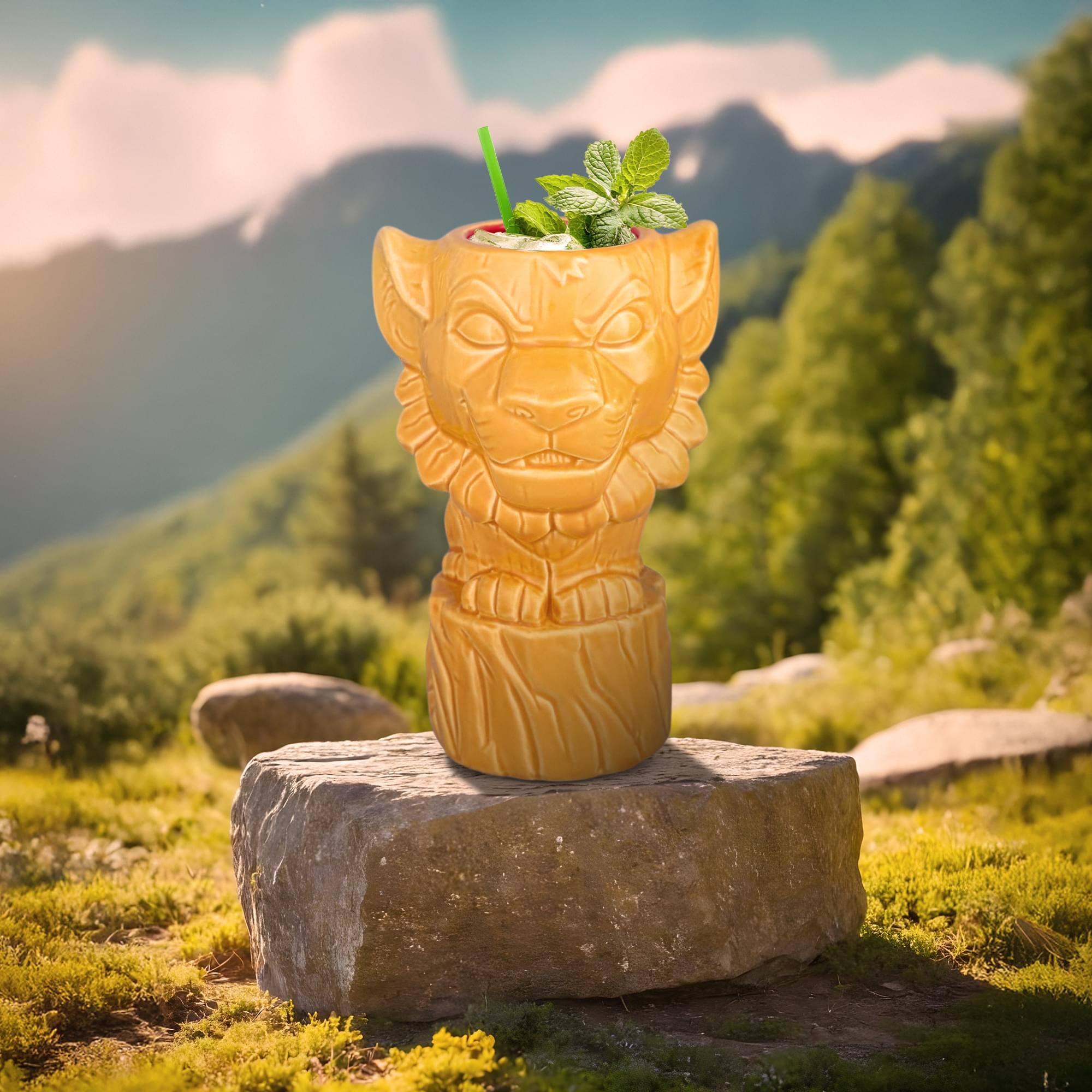 Alt View 2. Disney - Geeki Tikis Disney The Lion King Young Simba Ceramic Mug | Holds 21 Ounces - Yellow.