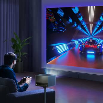 Hisense C1 Portable Laser Short Throw Mini Projector, Variable Hisense C1 Portable Laser Short Throw Mini Projector, Variable