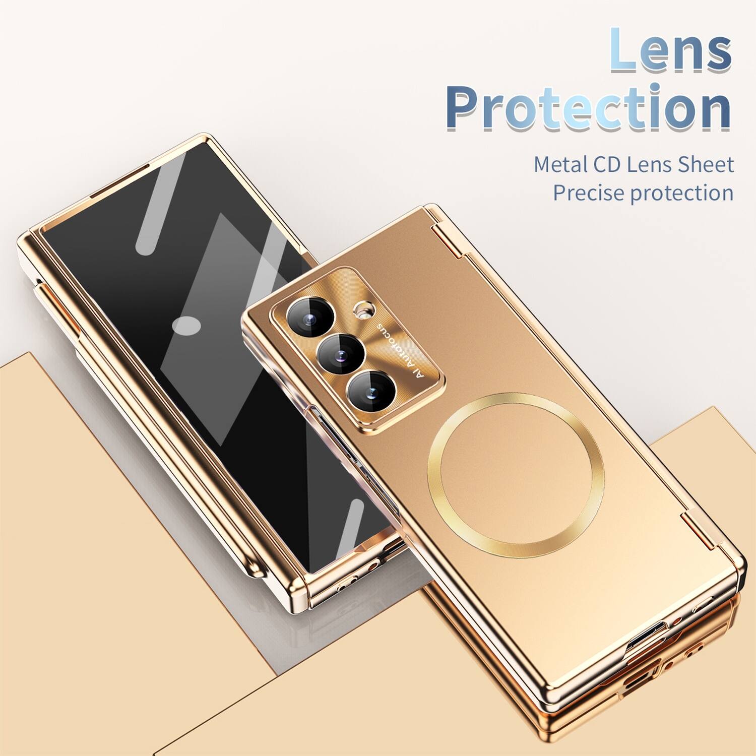 Lens Protection  
Metal CD Lens Sheet  
Precise protection
