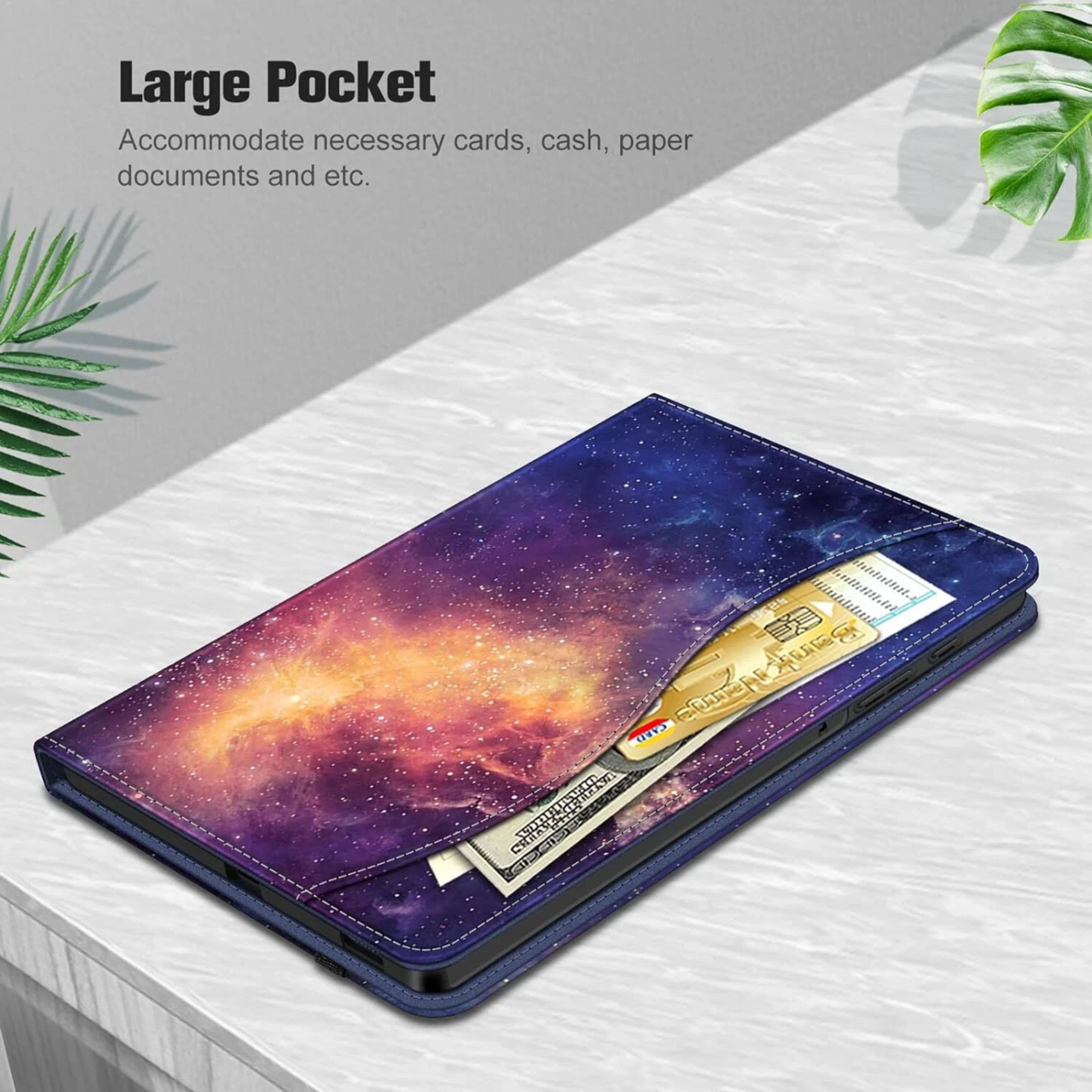 Large Pocket  
Accommodate necessary cards, cash, paper documents and etc.