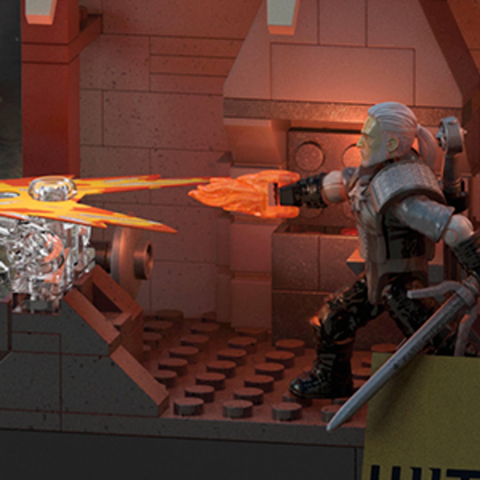 Alt View 17. Mega Construx - The Witcher Geralt's Griffin Hunt.