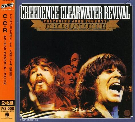 TA COLEZO! ITWI!~ CREEDENCE CLEARWATER REVIVAL FEATURING JOHN FOGERTY C.C.R CHRONICLE CC.R 40!! 2 I 3,000 ( 2.857 J F D VICP-41393~94