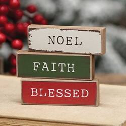 NOEL  
FAITH  
BLESSED