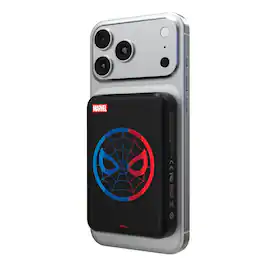 Keyscaper - Marvel Sigil Wireless Mag Power Bank - Spider-Man