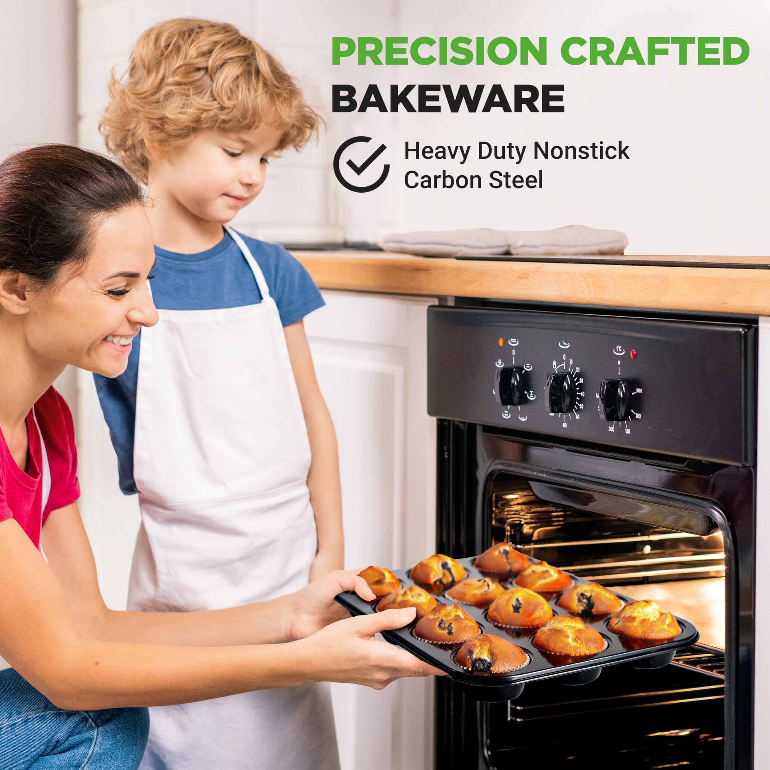 PRECISION CRAFTED BAKEWARE  
Heavy Duty Nonstick Carbon Steel