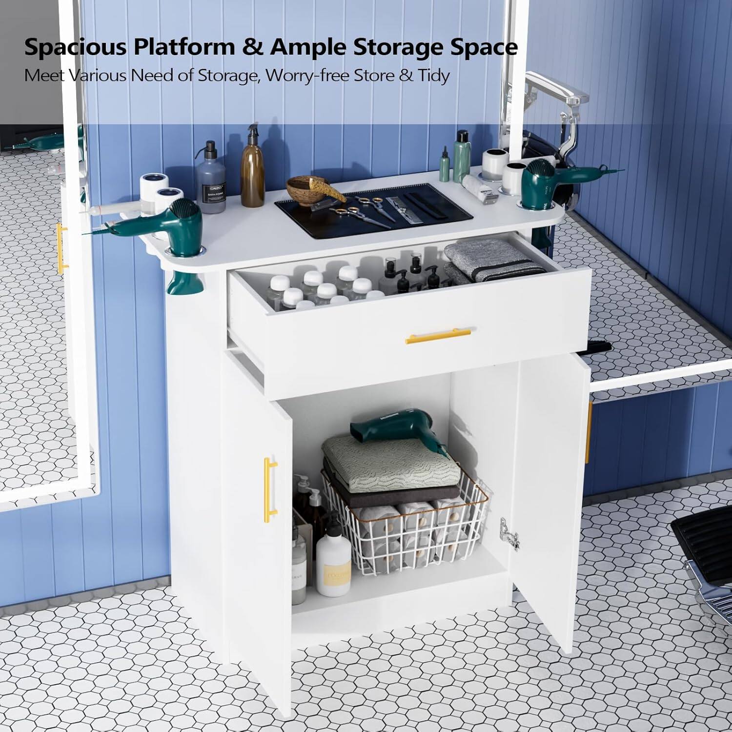 Spacious Platform & Ample Storage Space  
Meet Various Need of Storage, Worry-free Store & Tidy