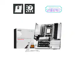 MSI - PRO B850M-A WiFi PZ mATX Motherboard - AMD Ryzen 9000/8000/7000, AM5, DDR5, PCIe 5.0, M.2 Gen5, Wi-Fi 7, 5G LAN