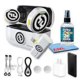 HollyView - Hollyland LARK M2 Lightning Lavalier Mic 2-Person Wireless iPhone White - White
