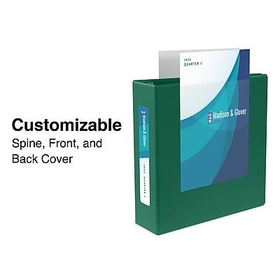 2020 QUARTER 5  
Customizable Spine, Front, and Back Cover  
Madison & Glover
