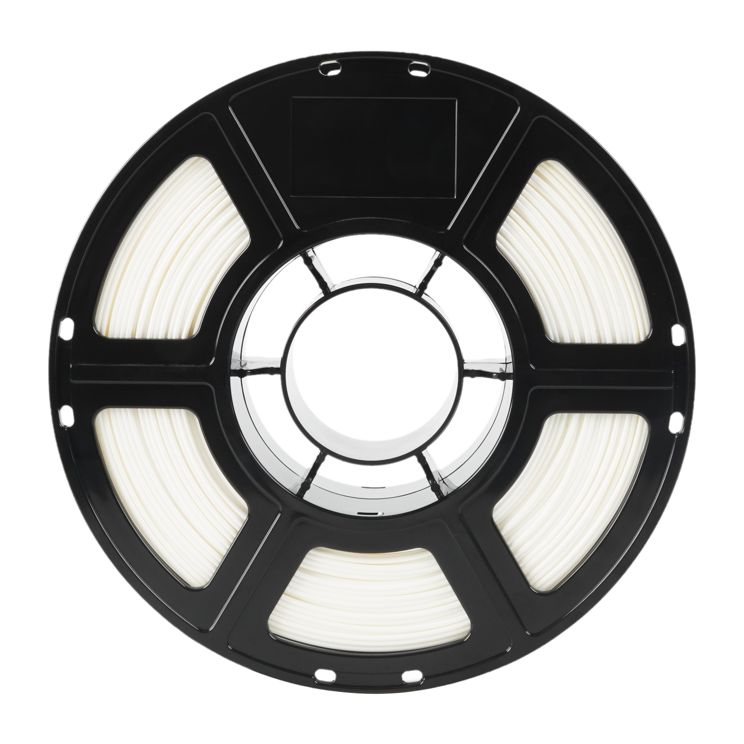 Alt View 7. Flashforge - PLA Silk+ 3D Printer Filament-1.75mm-1kg (2.2 lbs) Spool - Pearl White.