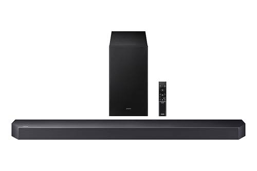 Front. Samsung - SAMSUNG Q-SERIES SOUNDBAR 3.1.2 CH SUBWOOFER SPACEFIT SOUND PRO - BLACK - Black.