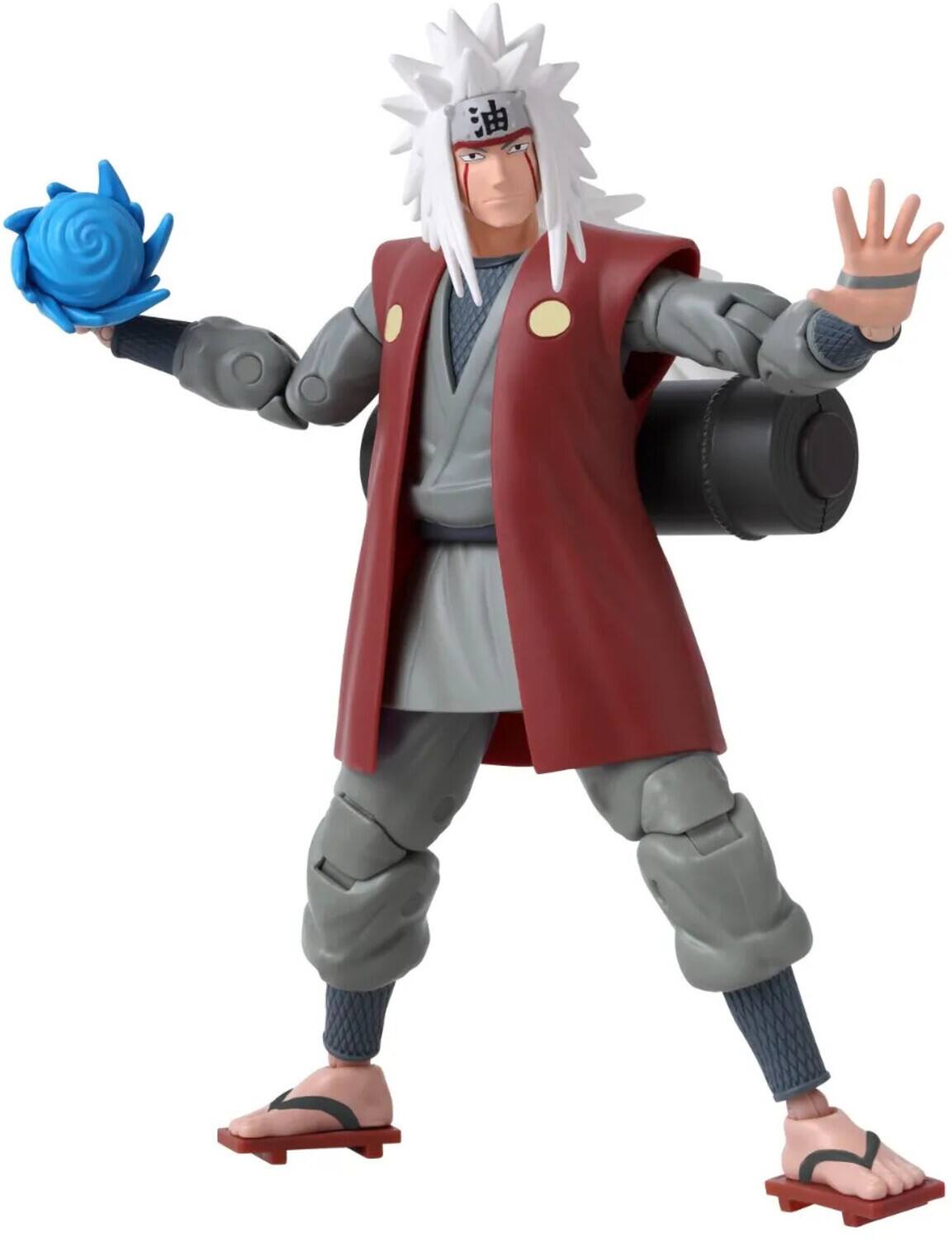 Alt View 3. Bandai - ANIME HEROES - Naruto Uzumaki - Jiraiya Action Figure - Multicolor.