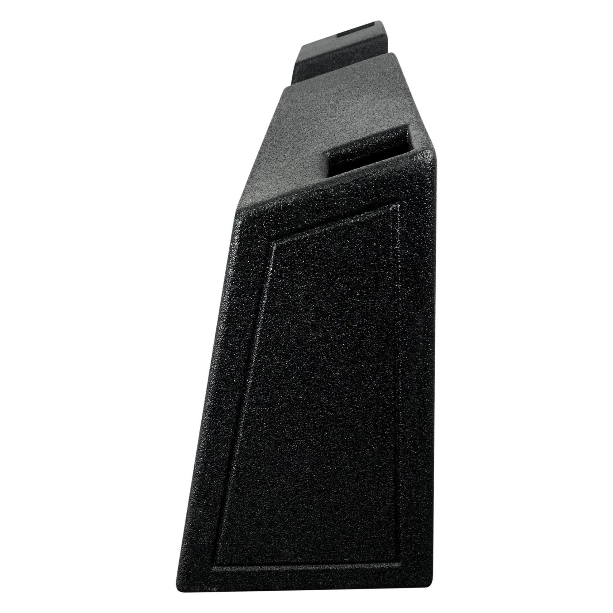 Alt View 5. QPower - QPower Dual 12" Sub Box - Chevy Silverado & GMC Sierra Crew & Double Cab 19-25 - Black.