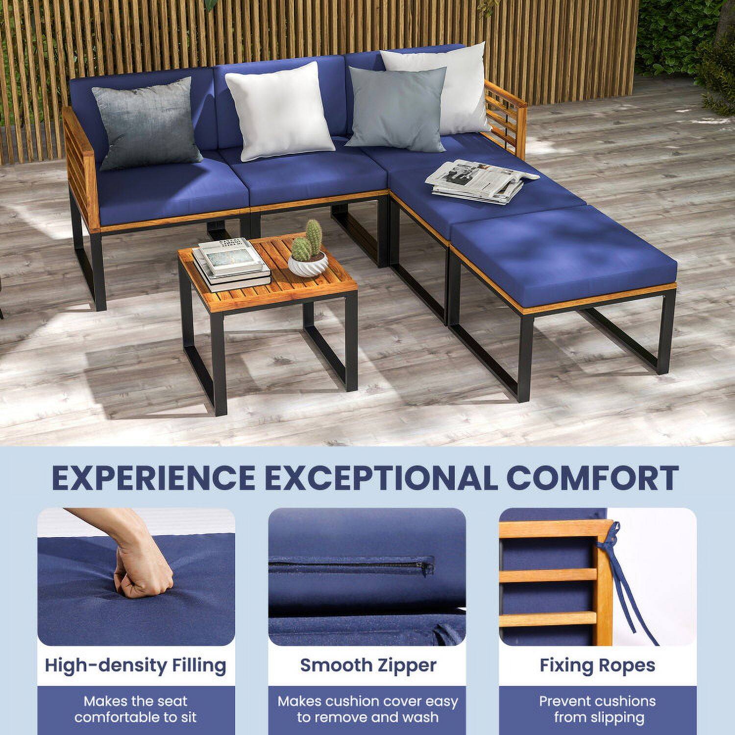 EXPERIENCE EXCEPTIONAL COMFORT

- High-density Filling: Makes the seat comfortable to sit
- Smooth Zipper: Makes cushion cover easy to remove and wash
- Fixing Ropes: Prevent cushions from slipping