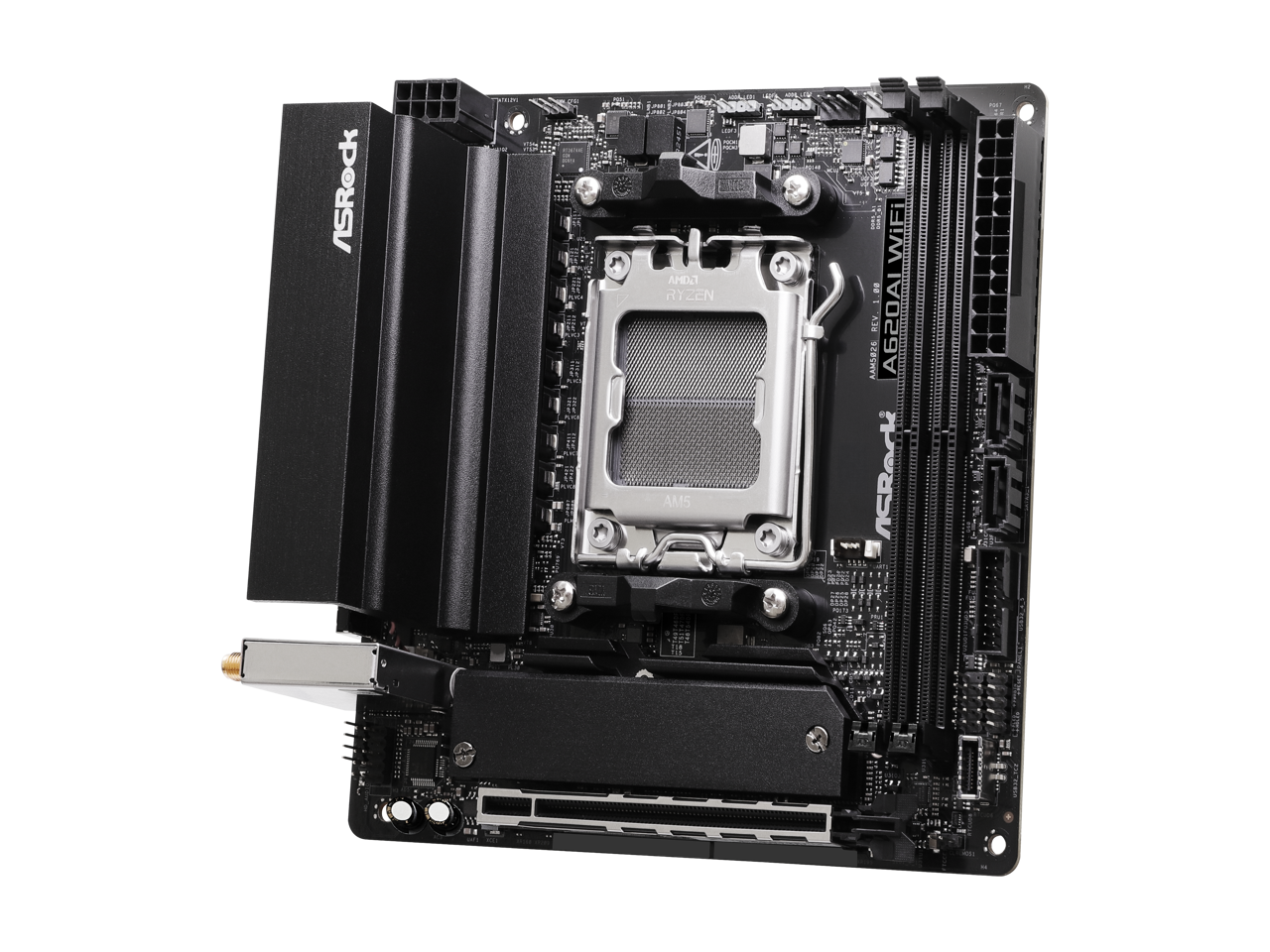 ASRock AMD Ryzen AM5 A620AI AAMS825 Wi-Fi