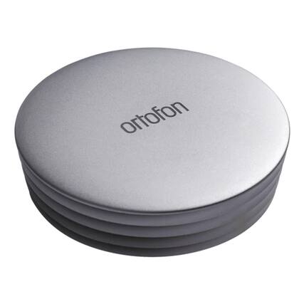 Front. Ortofon - Ortofon Aluminum Record Stabilizer - 240g - Silver.