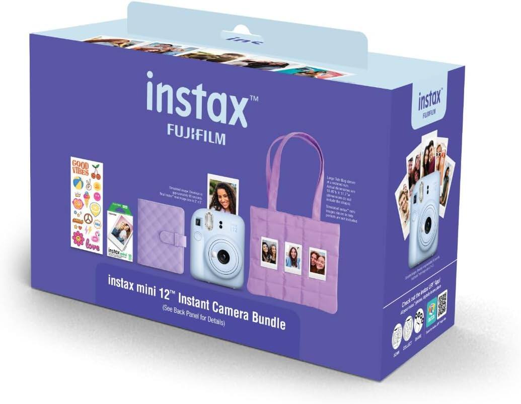 instax™ FUJIFILM  
instax mini 12™ Instant Camera Bundle  
(See Back Panel for Details)