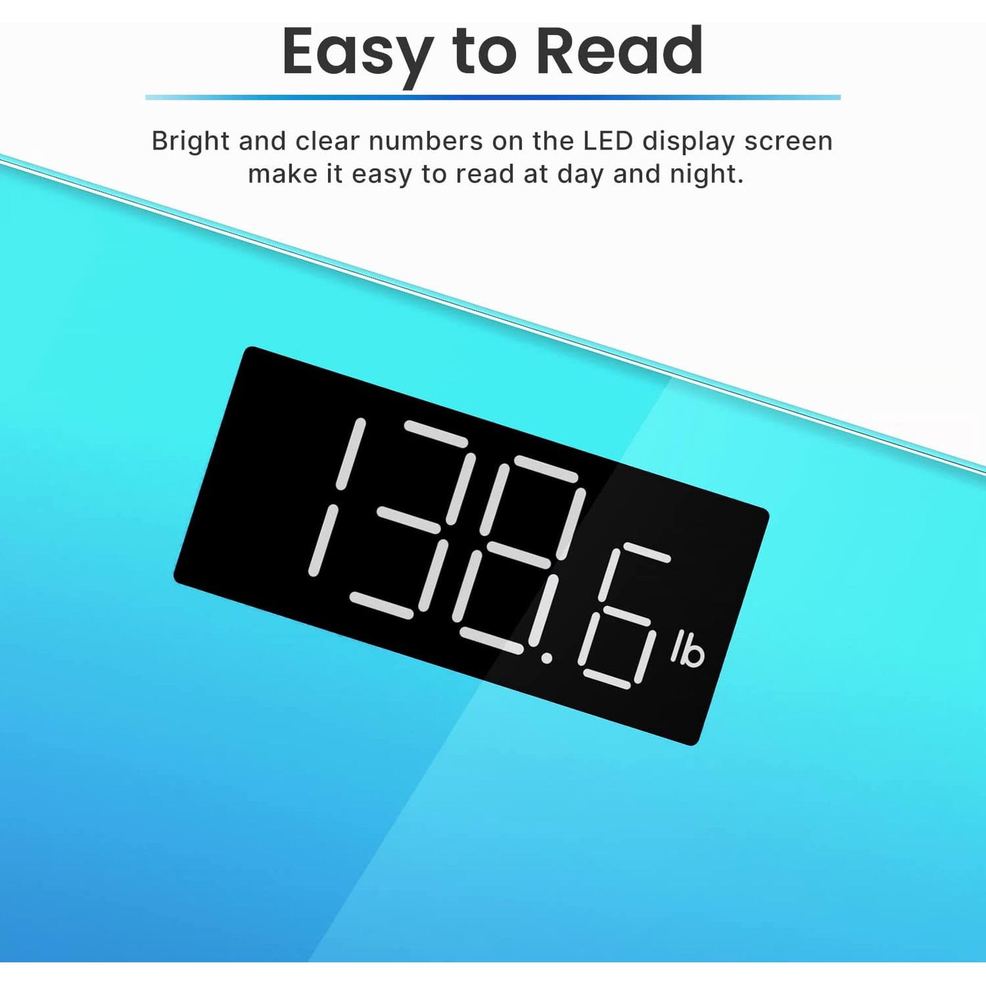 Easy to Read

Bright and clear numbers on the LED display screen make it easy to read at day and night.

138.6 lb