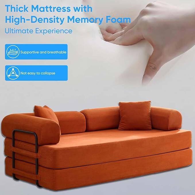 Thick Mattress with High-Density Memory Foam  
Ultimate Experience  

- Supportive and breathable  
- Not easy to collapse