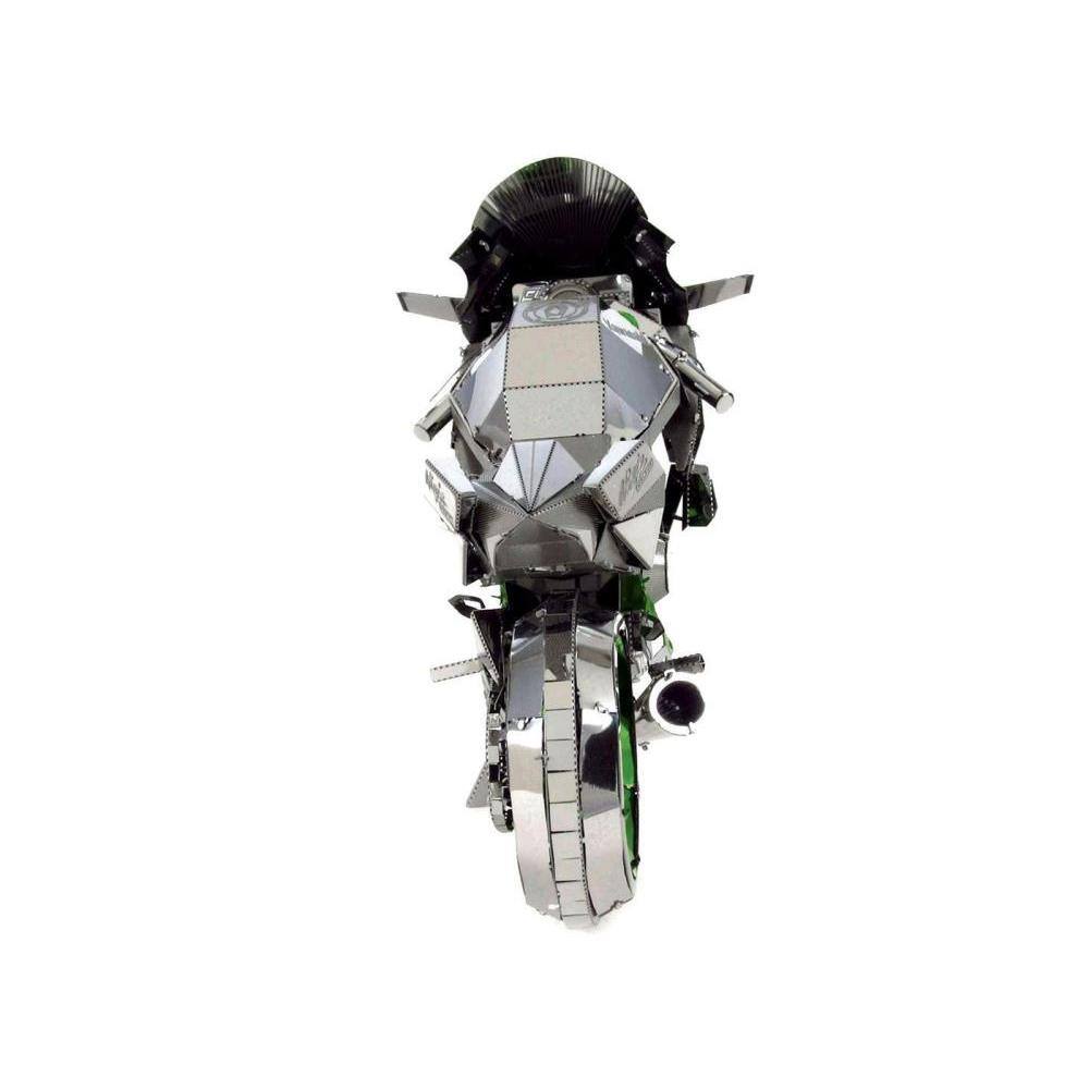 Left. Metal Earth - Model Kit Kawasaki Ninja H2R Motorcycle (Expert Difficulty) Steel Model by Metal Earth - Silver.