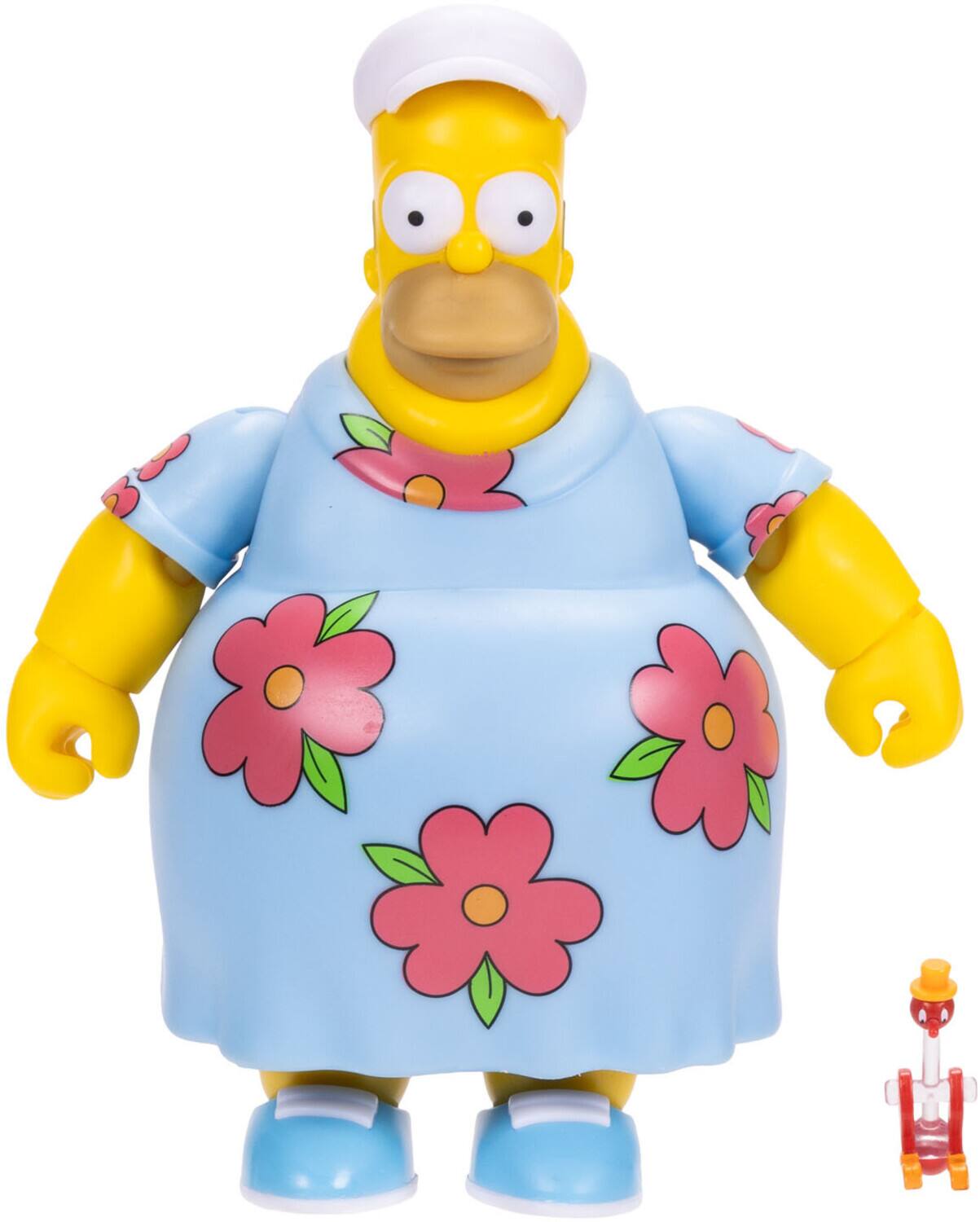 Front. Jakks Pacific - Simpsons - 5 inch King Size Homer Figure   - COLLECTIBLES - Multicolor.