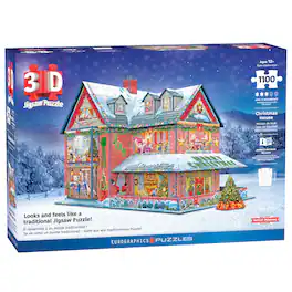 Eurographics - 3D Puzzle: Christmas House - 1100 Pieces