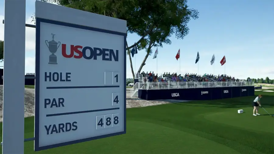 US Open Hole 1 Par 4 488 Yards