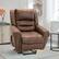 Alt View 13. Bestier - 42.5in Brown Faux Leather Power Lift Assist Heating Massage Recliner with 8-points Vibration - Brown.