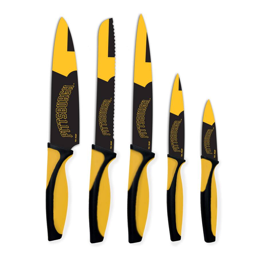 Woodrow Pittsburgh Pirates 5 Piece Stainless Steel Cutlery Knife Set ...