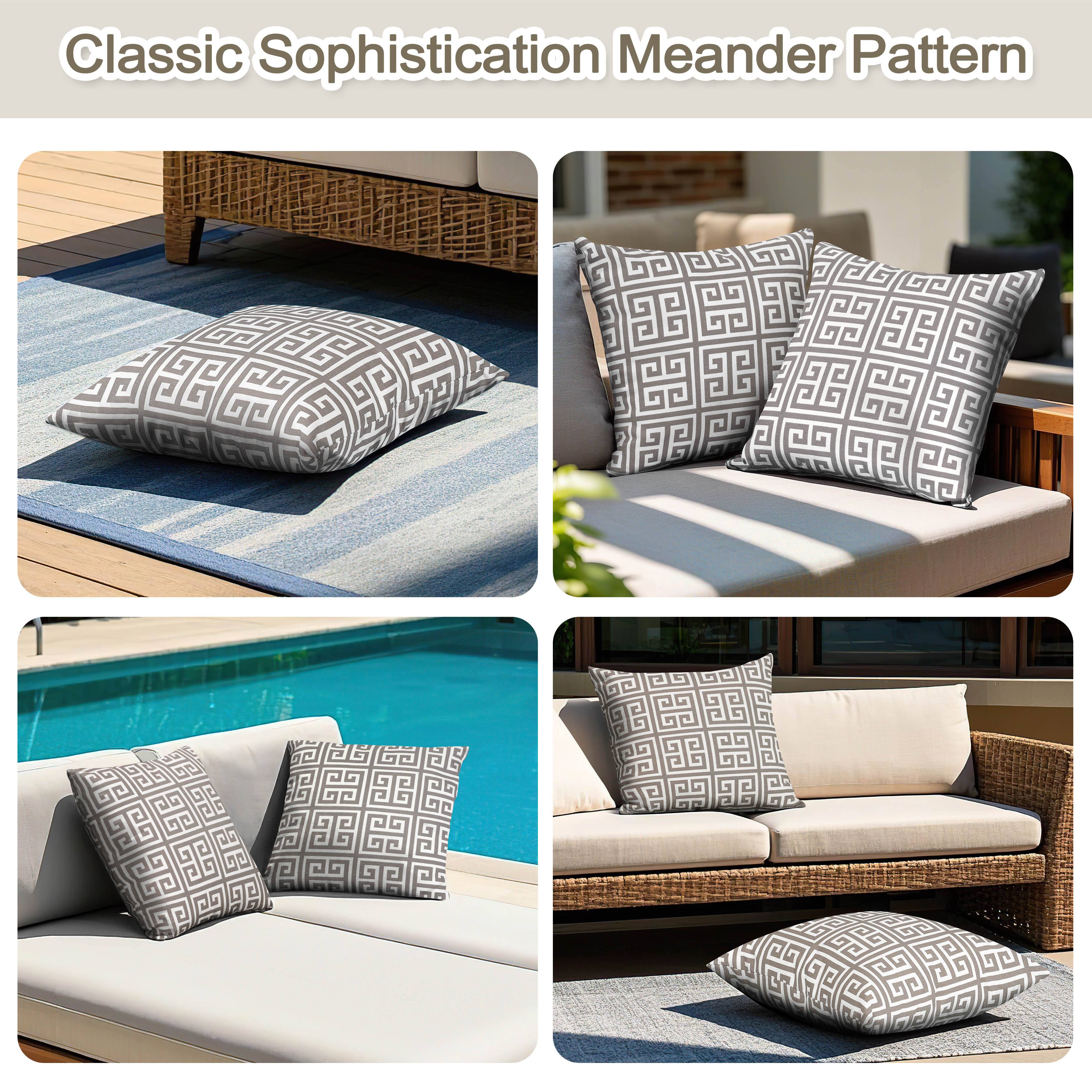 Classic Sophistication Meander Pattern