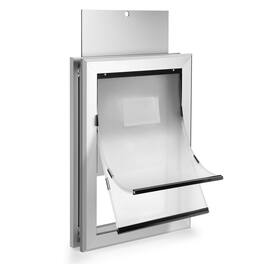 Ownpets - Double-Flaps Aluminum Pet Door Larger Size