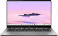 ASUS - CX14 14" FHD Chromebook Plus Laptop with Google AI - Intel Core 3 - 8GB Memory - 128GB eMMC - Misty Grey - Front_Zoom
