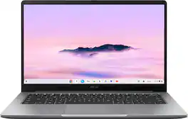 ASUS - CX14 14" FHD Chromebook Plus Laptop with Google AI - Intel Core 3 - 8GB Memory - 128GB eMMC - Misty Grey