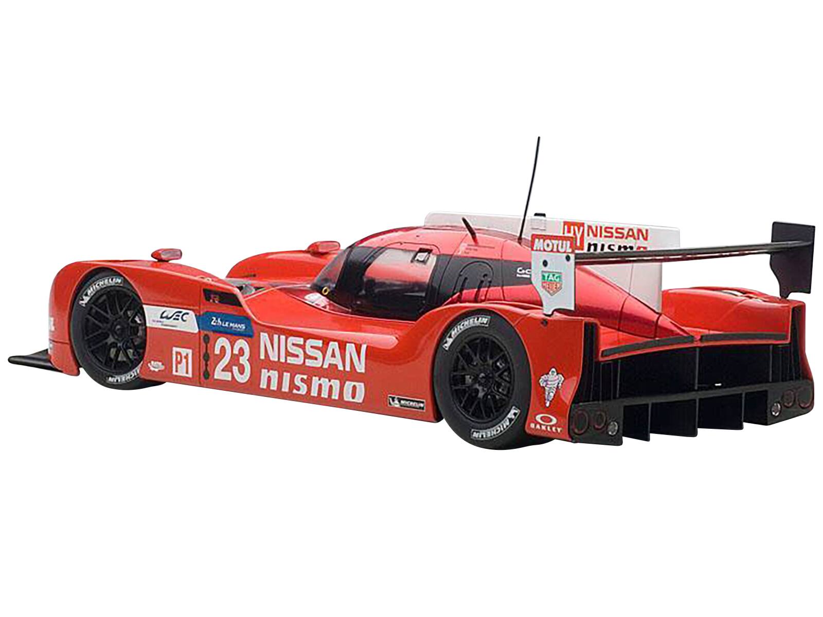 Sure, here is the corrected and grouped text from the image:

- NISSAN nismo
- P1 23
- NISSAN nismo
- MOTUL
- TAG
- MICHELIN
- WEC
- ZOLEMAN
- BAKLEY
- HY NISSAN nismo
- WEC
- ZOLEMAN
- BAKLEY