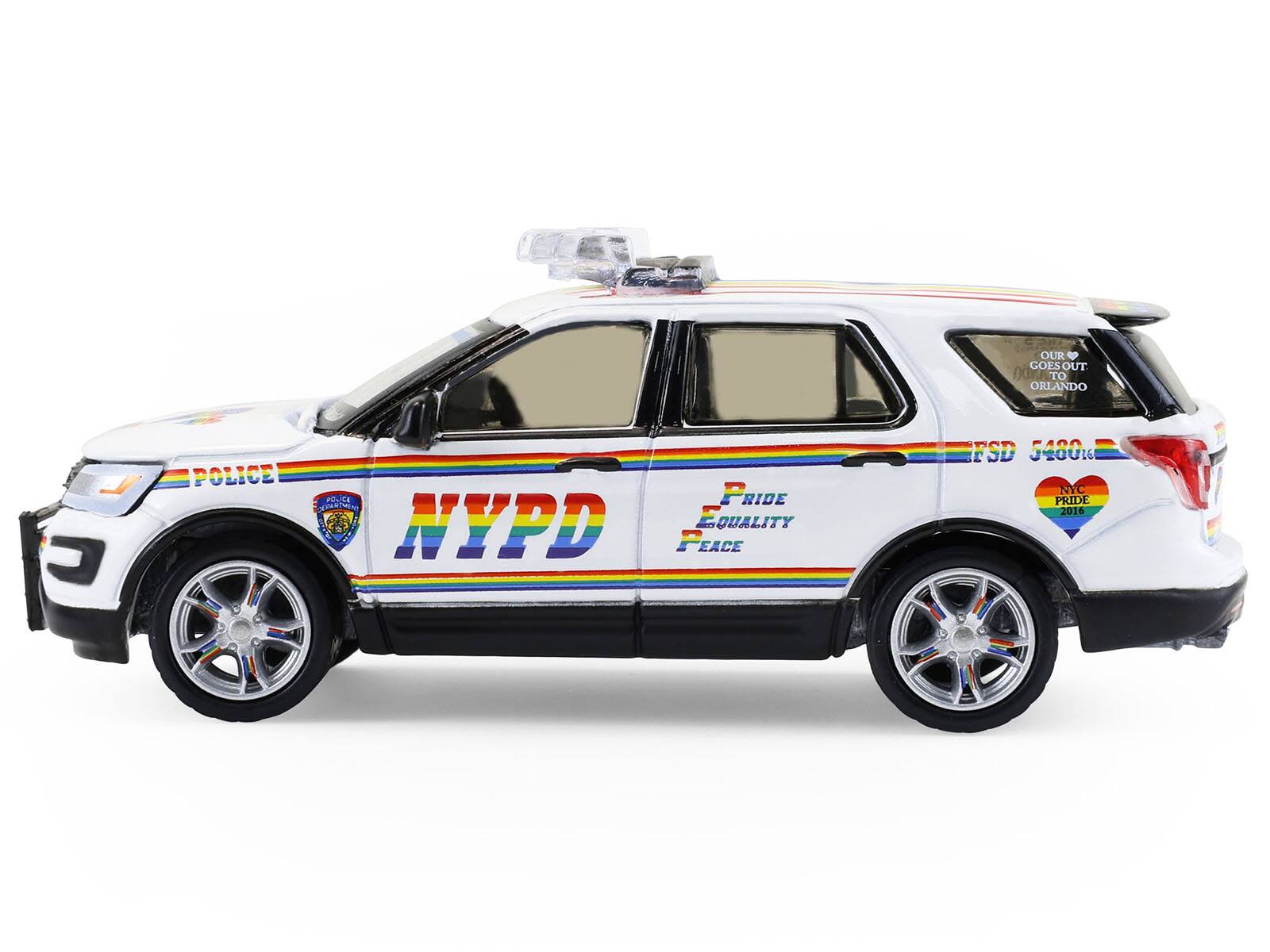 OUR GOES OUT TO ORLANDO POLICE NYPD PRIDE RIDE EQUALITY PEACE FSD 540016 NYC PRIDE 2016
