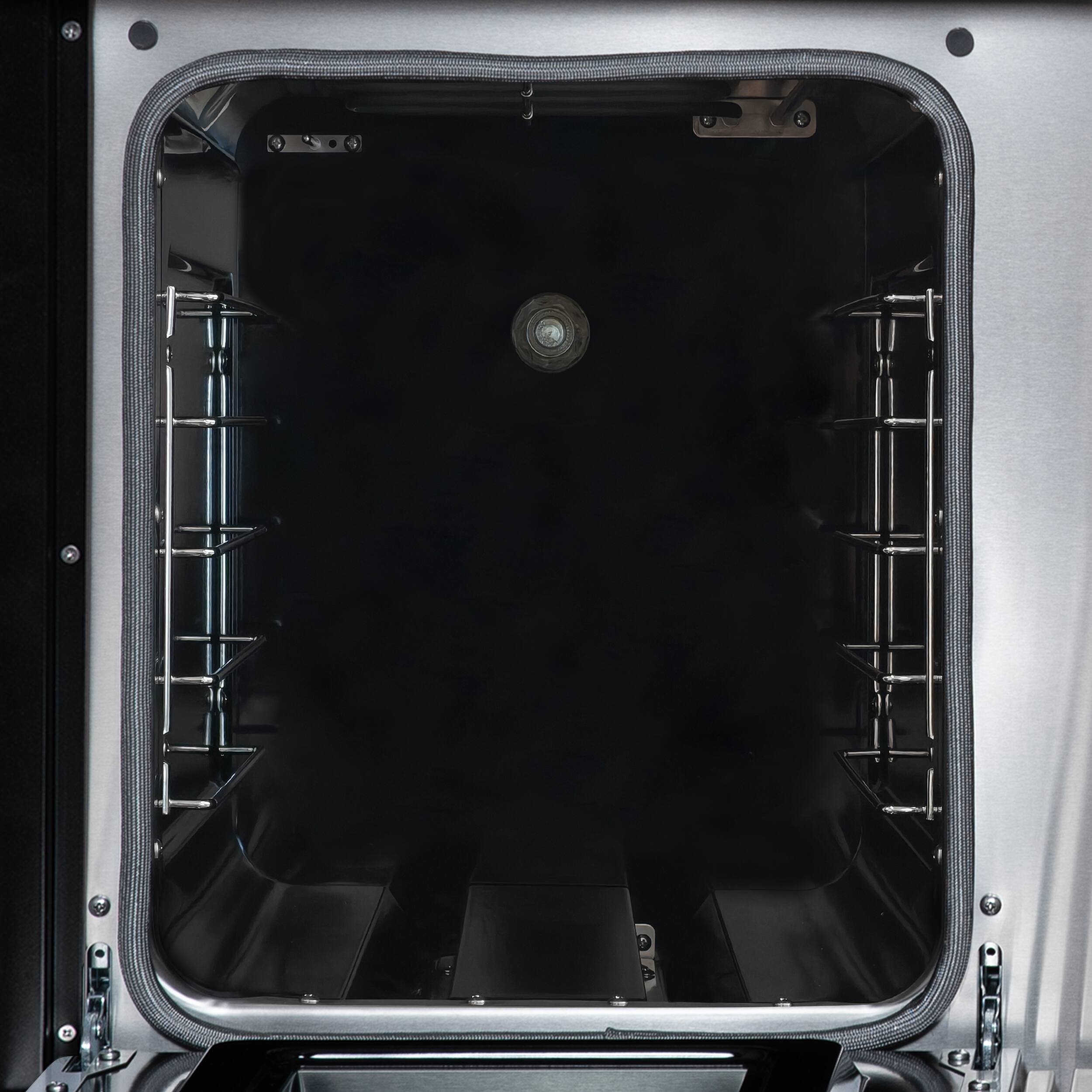 Alt View 9. Forno Appliances - Valente 48" Dual Fuel Range - Black.