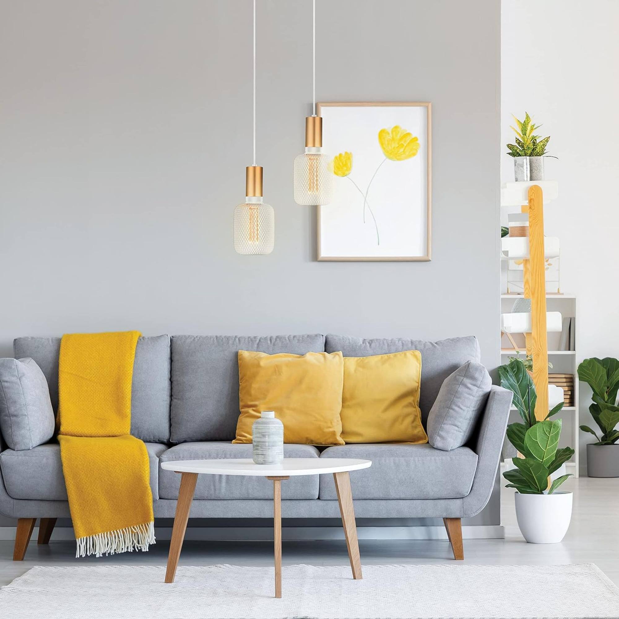 Alt View 2. Next Glow - Decorative Light Bulb, 3.5W E26 Metal Cage Cylinder LED Decorative Light Bulbs.