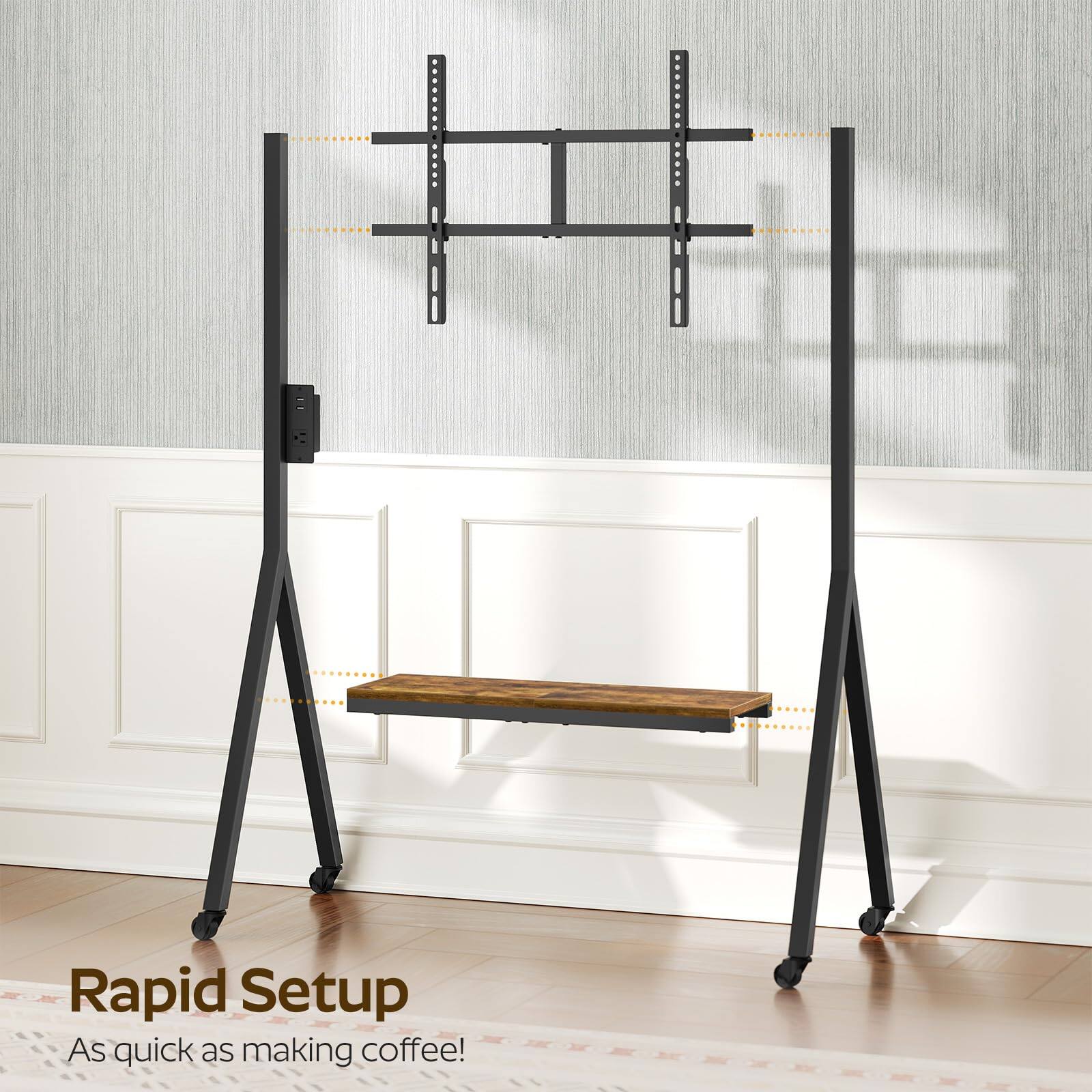 Rapid Setup  
As quick as making coffee!