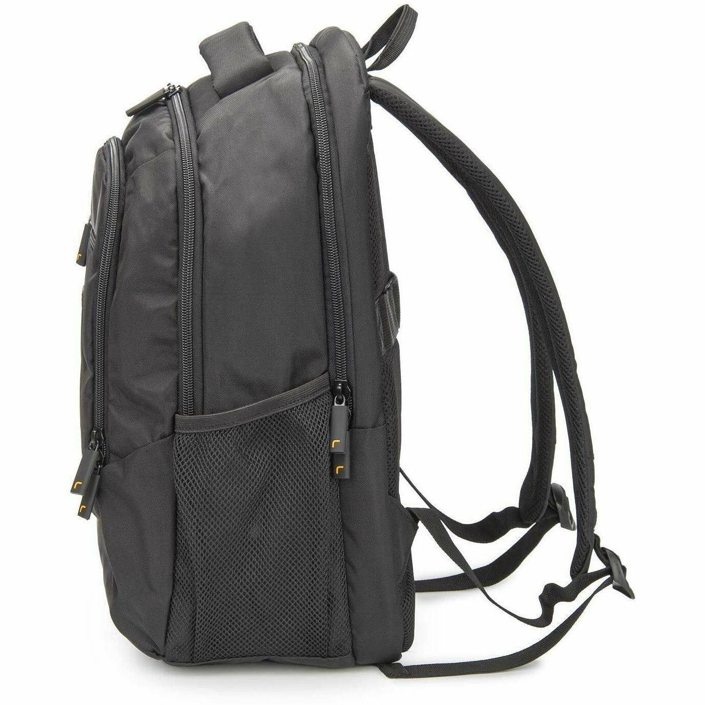 Alt View 2. Rocstor - Rocstor MetroPro Rugged Carrying Case (Backpack) for 13" to 17" Apple, HP, Lenovo, Microsoft, Dell Notebook - Black - Black.