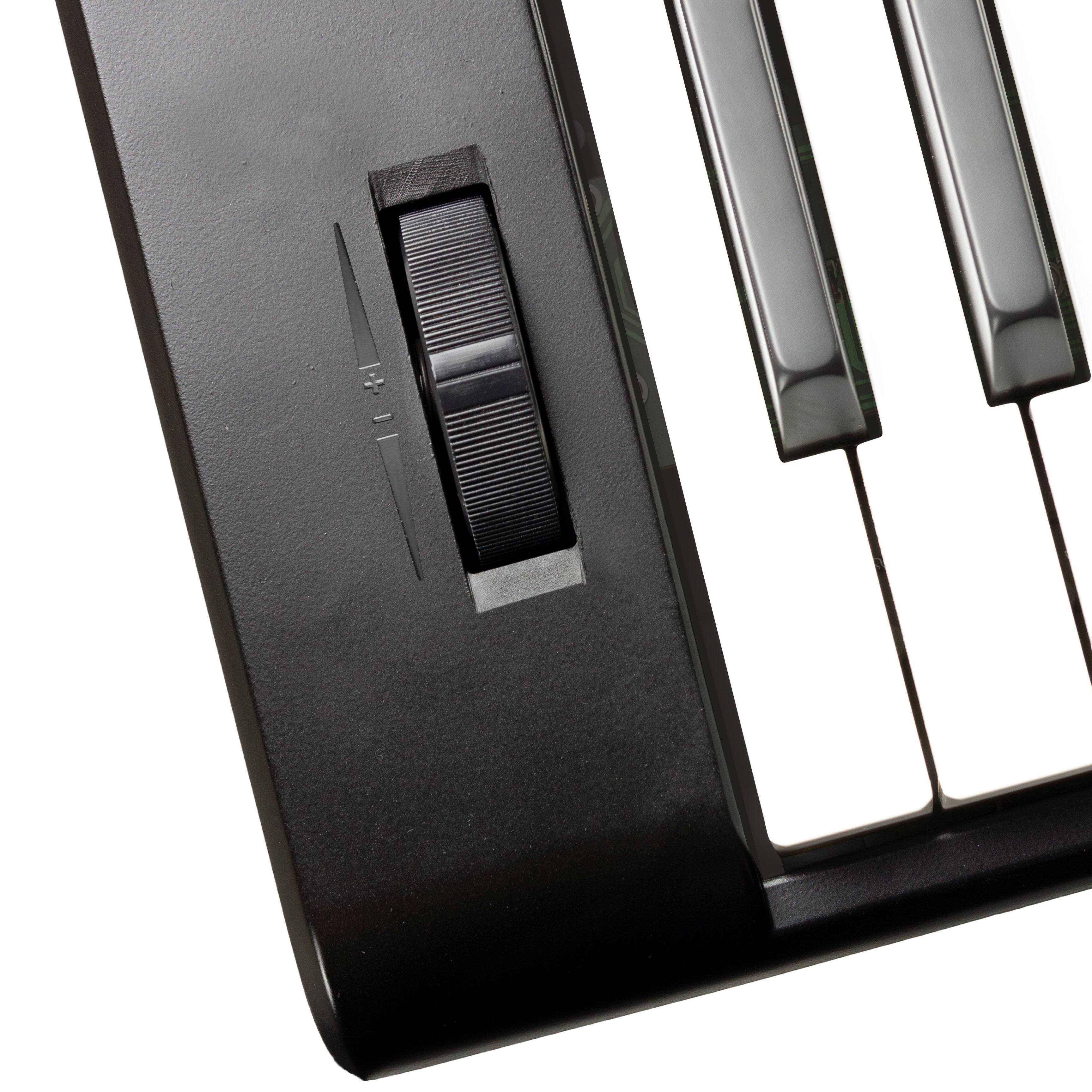 Alt View 4. Rockjam - RockJam 61 Key Keyboard Piano Kit with Pitch Bend, Keyboard Stand, Keyboard Bench, Sheet Music Stand & Lessons - Black.