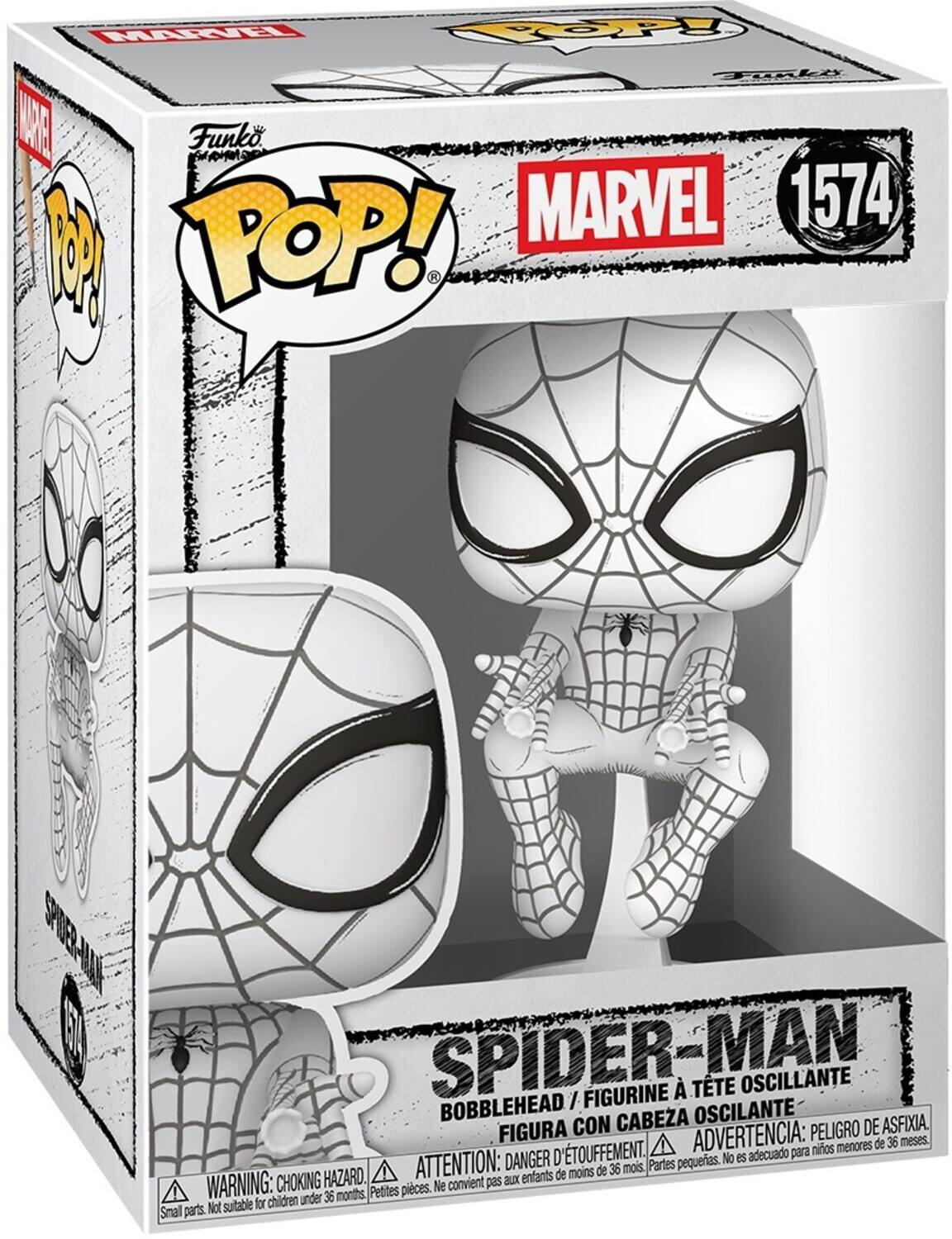 MARVEL TOP Tdk AR Funko Cho MARVEL 1574 POP! F ENS SPIDER-MAN / FIGURINE TETE OSCILLANTE BOBBLEHEAD CABEZA OSCILANTE FIGURA CON PELIGRO DE ASFIXIA. 'TOUFFEMENT. ADVERTENCIA: para niños menores de 36 meses DANGER D petites. No es adecuado HAZARD. ATTENTION: aux enfants de moins de 36 mois. Partes WARNING: CHOKING Petites pièces. Ne convient pas for children under 36 months Small parts. Not suitable